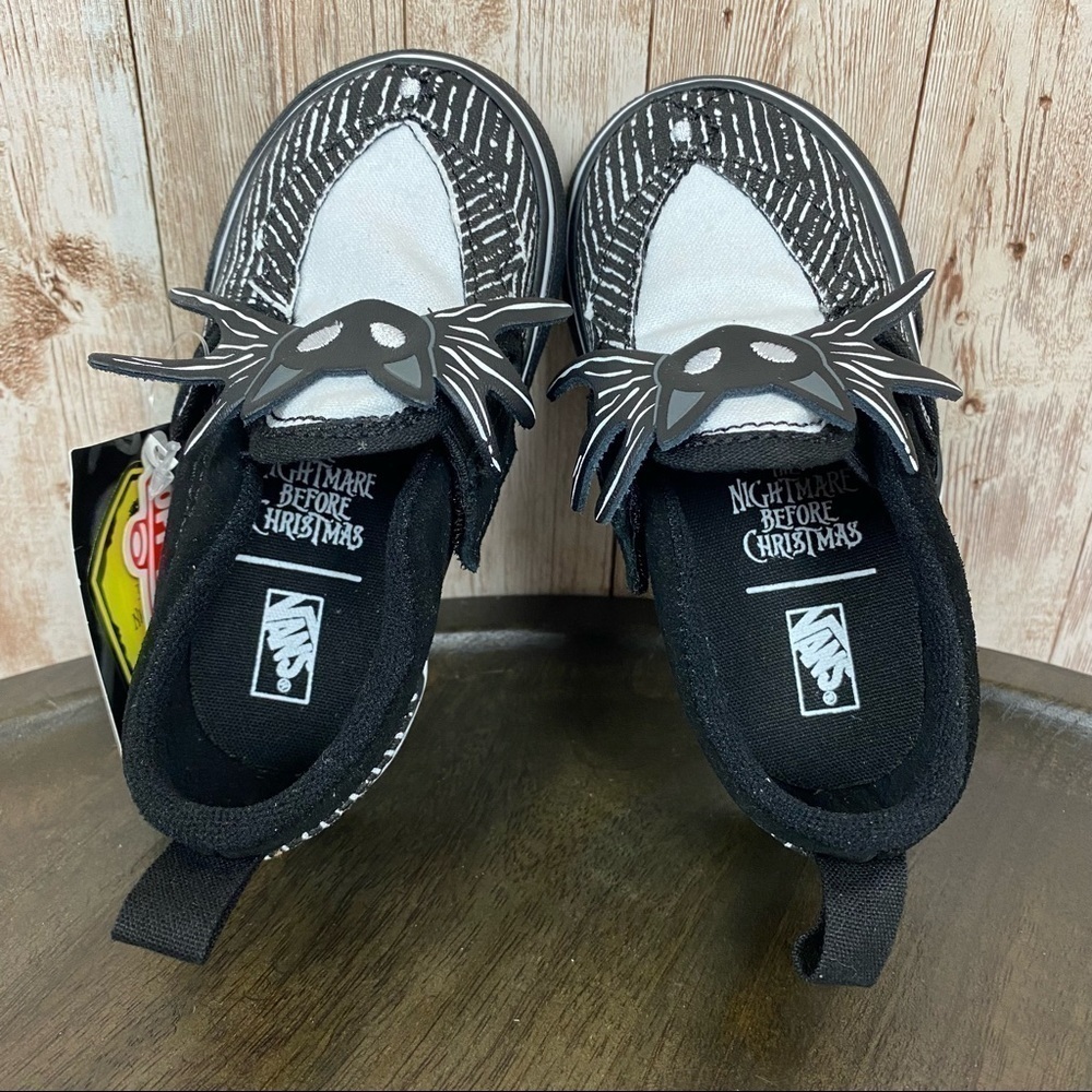 Vans x‎ Disney the Nightmare Before Christmas Slip on V Sneaker Size 5.5 Toddler - Picture 3 of 12